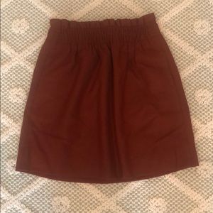 J crew auburn skirt